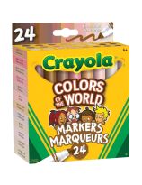 Marqueurs Colors of the World™ de Crayola® - Assortiment de 24