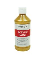 Handy Art&reg; Metallic Acrylic Paint - 236 mL (8 oz) - Gold