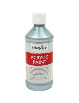 Handy Art&reg; Metallic Acrylic Paint - 236 mL (8 oz) - Silver