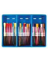 Big Kid's Choice&trade; Chubby Brush Set - Round & Flat - 48 Pieces