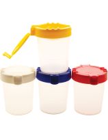 Spectrum No Spill Paint Cups - Set of 4