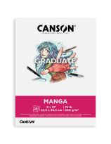 Tablette à dessin de mangas Canson® Graduate, 22,9 cm x 30,5 cm - 20 feuilles, 74 lb (200 g/m²)