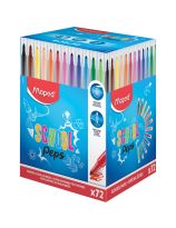 Maped&reg; Colour'Peps Long Life Washable Felt Tip Markers - Pack of 72