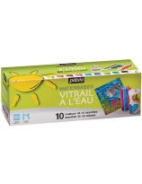 Pebeo Waterbased Vitrail Assortment - 45 mL - Set of 10