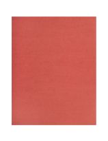 Carton bristol économique, 2 plis, 96 feuilles - 21,6 cm x 28 cm (8,5" x 11") - Rouge orangé