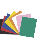 100 cartons bristol de qualité supérieure Pacon®, 2 plis, 56 cm x 71 cm - Couleurs assorties