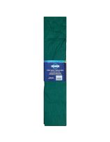 Feuille de papier crêpé pliée en 12, 50 cm x 200 cm - Vert forêt