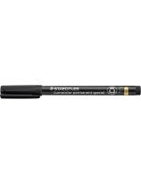 Stylo noir permanent spécial Staedtler® Lumocolor® 319F à pointe fine de 0,6 mm - Résistant à l'eau