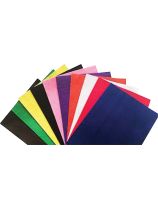 Feuilles de feutrine, 23 cm x 30,5 cm - Paquet de 10 - Couleurs assorties