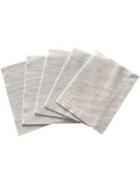 Feuilles de feutrine, 23 cm x 30,5 cm - Paquet de 10 - Blanc