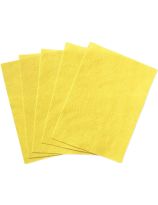 Feuilles de feutrine, 23 cm x 30,5 cm - Paquet de 10 - Jaune