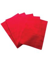 Feuilles de feutrine, 23 cm x 30,5 cm - Paquet de 10 - Rouge