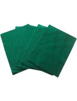 Feuilles de feutrine, 23 cm x 30,5 cm - Paquet de 10 - Vert de Noël