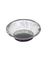 Assiettes à tarte profondes en aluminium, 100 mm x 32 mm - Paquet de 100