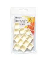 Mungyo&reg; Watercolour Empty Pan - Half Pan - Pack of 12