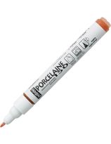 Pebeo Porcelaine 150 Water Based Paint Marker - Fine Tip, 0.7 mm - Agate Orange