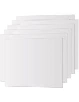 Carton mousse de 50,8 cm x 76,2 cm - Blanc/blanc - Paquet de 10