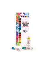 Spectrum Acrylic Paint Tubes - 12 mL (0.4 oz) - Set of 12