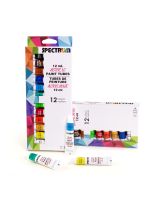 Spectrum Acrylic Paint Tubes - 12 mL (0.4 oz), Set of 12 - Pack of 36