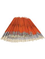 Pinceaux ronds Spectrum en soies de porc blanches, série 3332 - Assortiment de 72