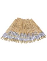 Eterna Brush - Long Handle, Flat - Assorted - Set of 72