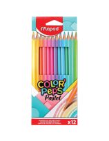 Maped&reg; Color'Peps Pastel Pencils, FSC - Set of 12