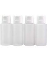 Empty Soft Bottle Set with Flip-Top - 30 mL (1 oz) - Pack of 4