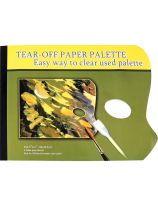 Tablette de 40 palettes en papier jetables - 22,9 cm x 30,5 cm (9" x 12")