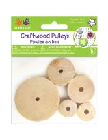 Craftwood Pulleys - Assorted 5 Piece Set