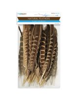 Craft Medley&trade; Natural Feathers - 8 g Assorted Package