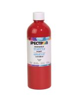 Spectrum Washable Tempera Paint - 473 mL (16 oz) - Red