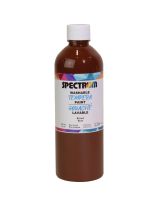 Spectrum Washable Tempera Paint - 473 mL (16 oz) - Brown