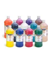 Gouache lavable Spectrum, 946 mL (32 oz) - Ensemble de 12 bouteilles