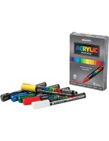 Marqueurs acryliques professionnels Mungyo - Ensemble de 6