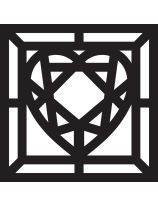 Roylco&reg; Stained Glass Heart Frames - 8" x 8" (20 cm x 20 cm) - Pack of 24