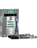 Redimark Permanent Marker - Chisel Tip - Box of 12
