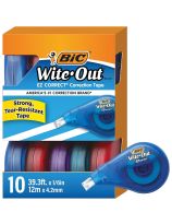 BIC&reg; Wite-Out&reg; EZ Correct Correction Tape - Pack of 10