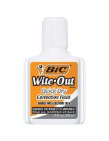 BIC White-Out Quick-Dry Correction Fluid - Pack of 3
