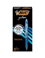 BIC&reg; gelOCITY&trade; Original Retractable Gel Pen - Medium Point (0.7 mm) - Pack of 12 - Blue