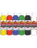 Demco Tempera Assorted - 120 ml - Set of 6 