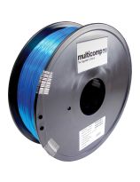 Filament PLA pour imprimante 3D (1,75 mm dia.), 1,0 kg - Cyan soie