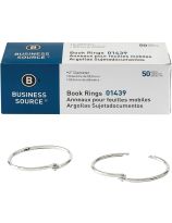Anneaux standards pour feuilles mobiles Business Source®, 50,8 mm (2") de diamètre - Paquet de 50