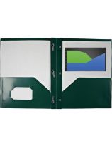 Reliure en plastique - Format lettre - Vert