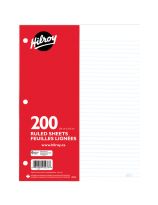 Lined Paper Ruled With Margin - 200 Sheets - 10 7/8" x 8 3/8" 