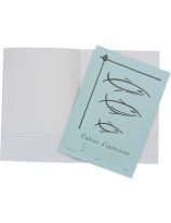 Hilroy Catechese Exercise Notebook - 11-7/8" x 8-3/8" - 8 mm Ruled - Blue Cover - 32 Pages