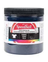 Encre à base d’eau Speedball® pour la sérigraphie sur tissu - 236 ml (8 oz) - Bleu jean
