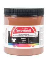 Speedball&reg; Water-Soluble Fabric Screen Printing Ink - 8 oz (236 mL) - Brown