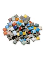 Bulk Square Porcelain Tile - Assorted - 1 cm (3/8") - Set of 2053
