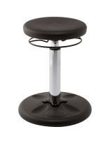 Kore&trade; Adjustable Wobble Chair (16.5"-24") - Black