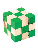 2" Magic Wooden Cube Puzzle 
